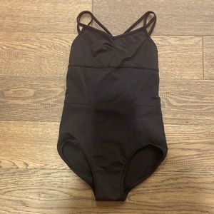 Ivivva girls size 10 black bodysuit